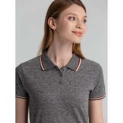 Рубашка поло женская Paname Women черный меланж, S