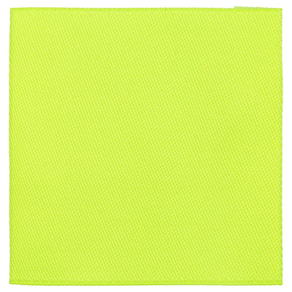 Лейбл тканевый Epsilon, L, желтый неон