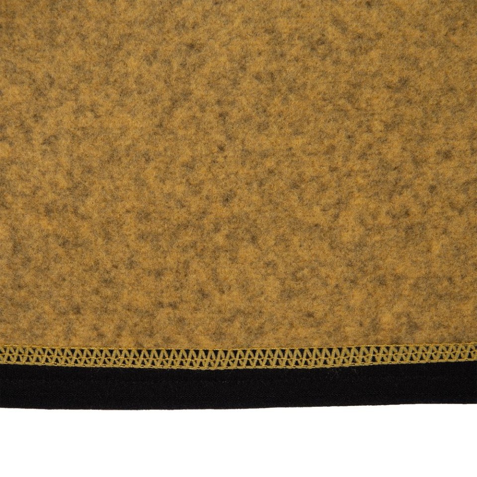 Жилет с капюшоном унисекс Gotland, горчичный, размер S