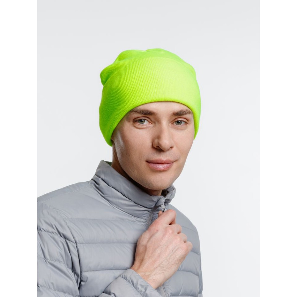 Шапка Urban Flow, салатовый неон