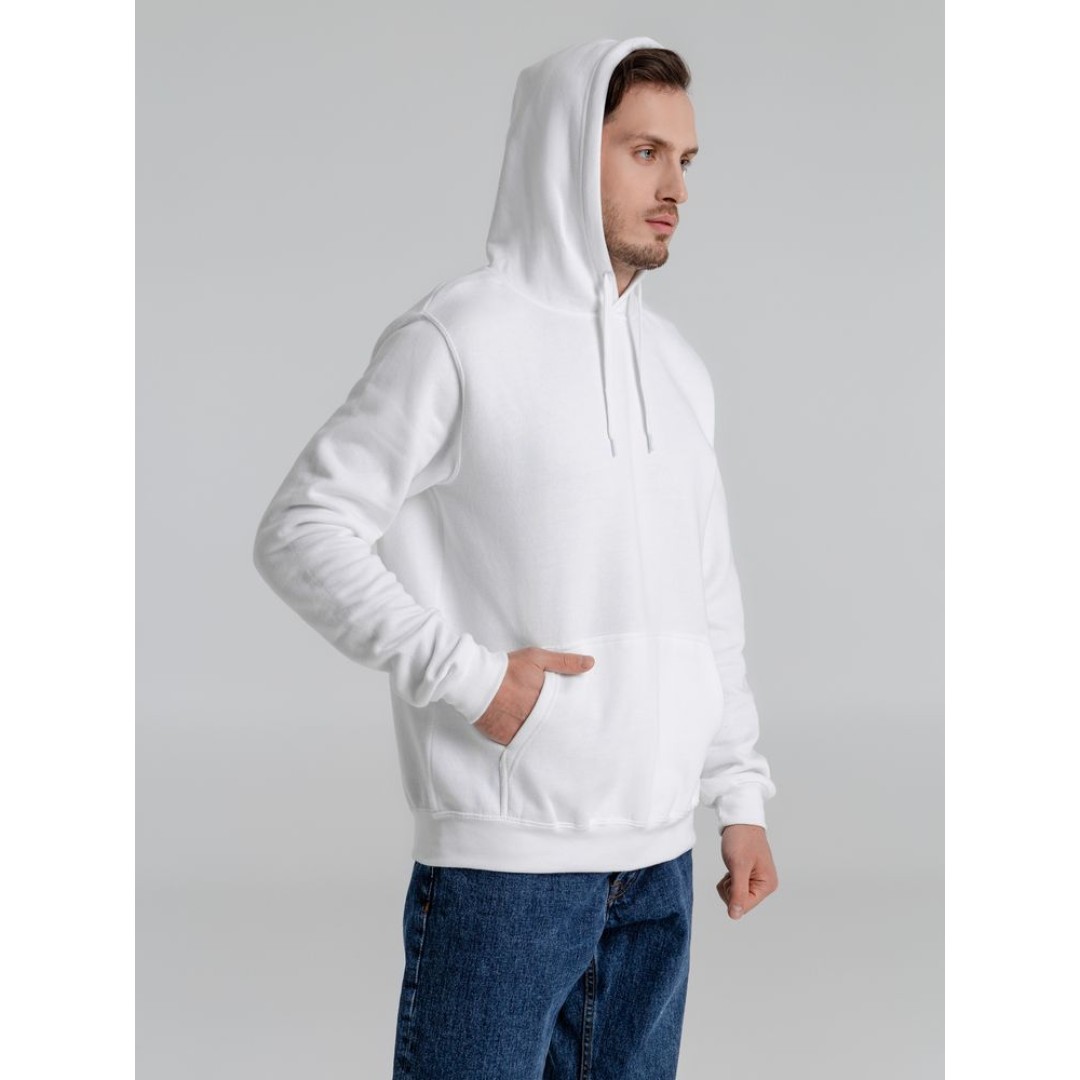 Толстовка с капюшоном Slam 320, белая, M