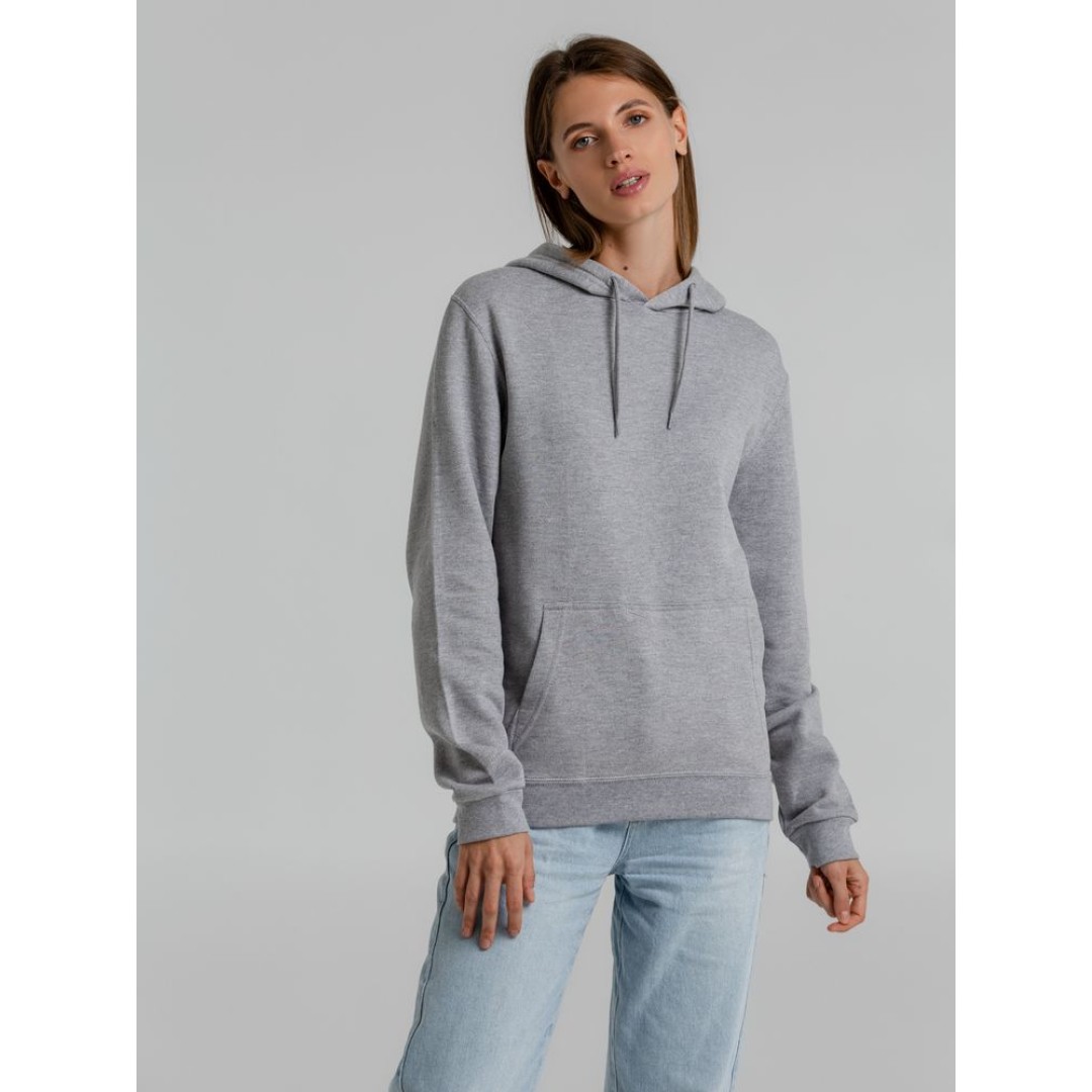 Толстовка с капюшоном Snake II серый меланж, 3XL