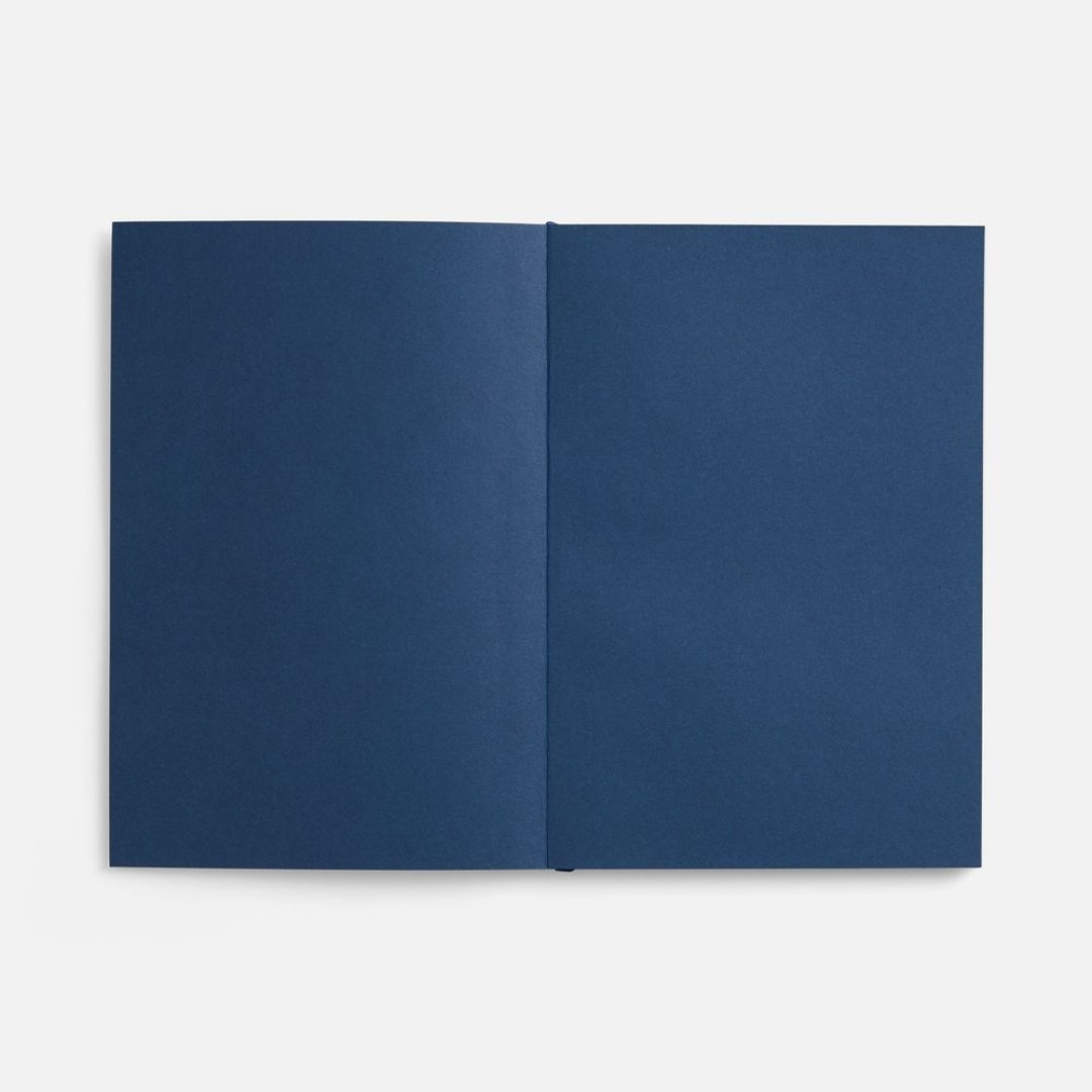 Ежедневник Flat, недатированный, синий, ver.2