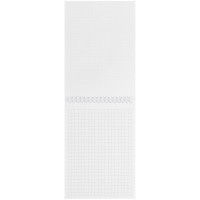 Блокнот Issa в клетку, белый