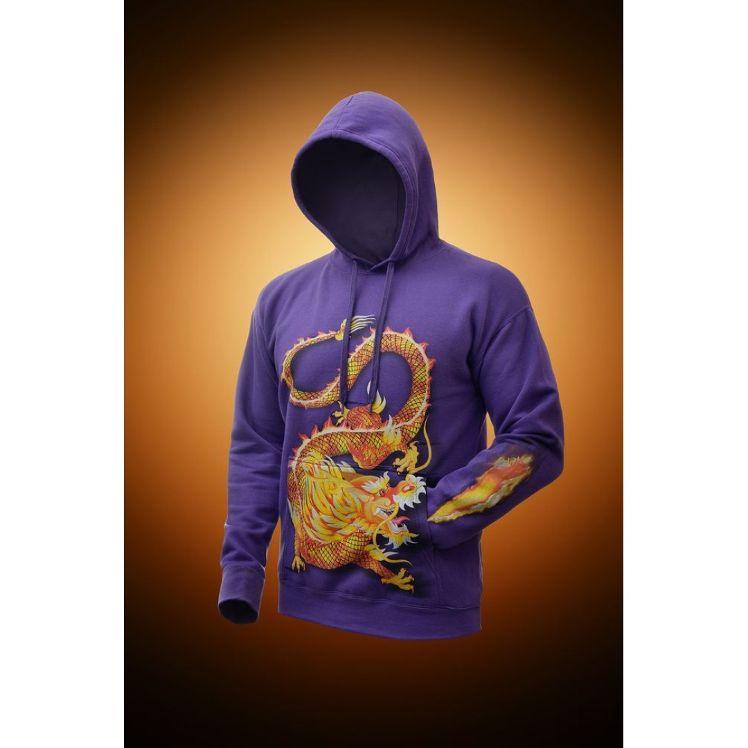 Толстовка с капюшоном Slam 320, фиолетовая, S