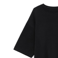 Джемпер с коротким рукавом Siluetti Volumica, черный, размер XS/S