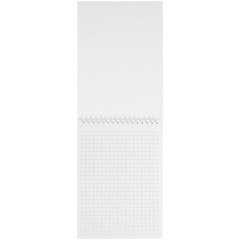 Блокнот Issa в клетку, белый