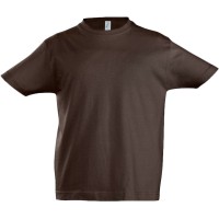 Футболка детская Imperial Kids шоколадно-коричневая, на рост 96-104 см (4 года)