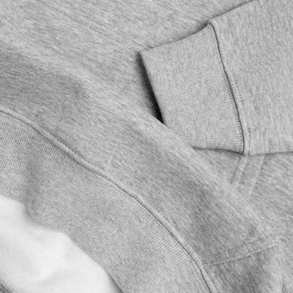 Толстовка унисекс Stellar, серый меланж, L