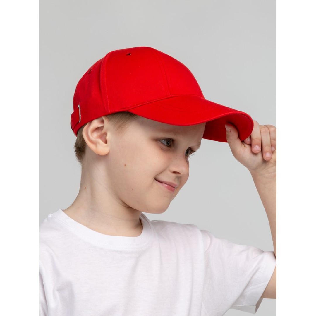 Бейсболка детская Capture Kids, красная