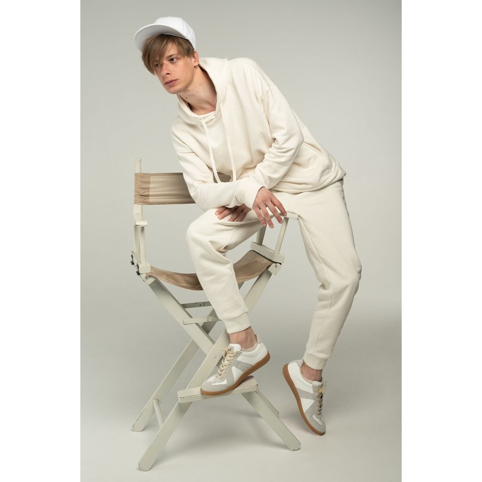 Худи унисекс H2, молочно-белое, размер XS/S