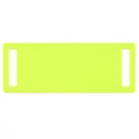 Шильдик металлический Kova, желтый неон