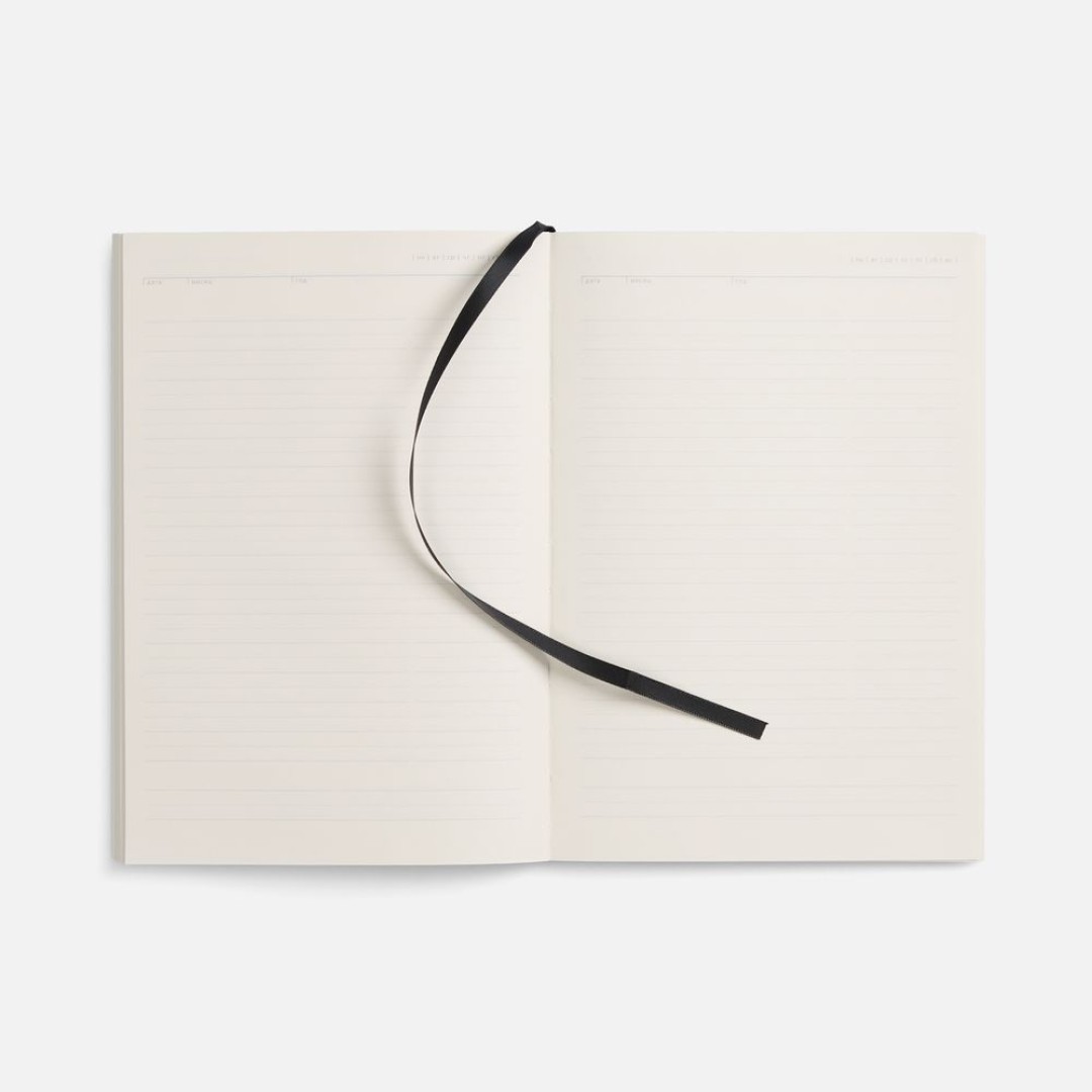 Ежедневник Flat Light, недатированный, черный