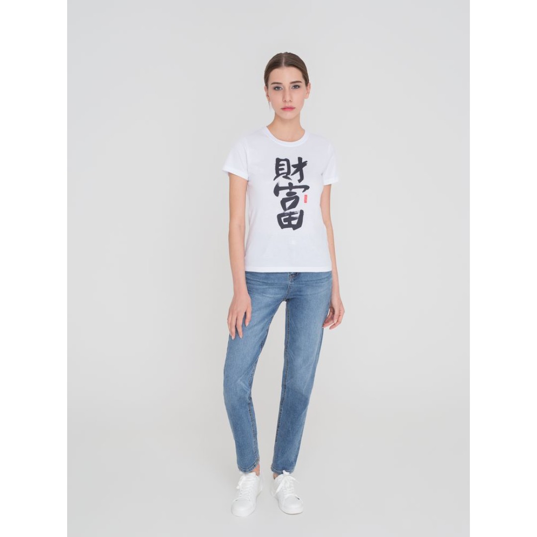 Футболка женская «Вечные ценности. Богатство», белая, L