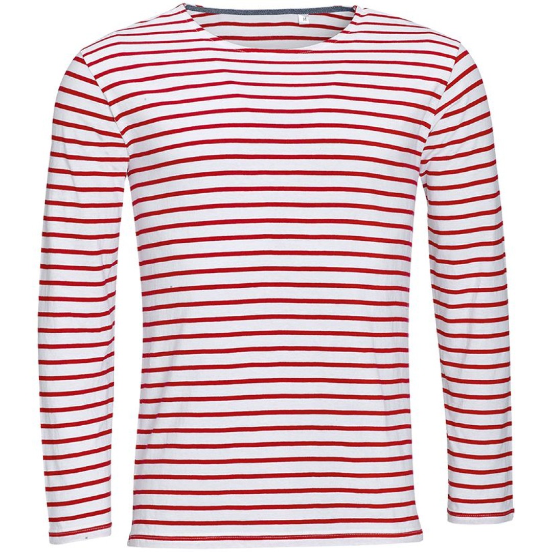 Футболка мужская Marine Men, белый/красный, S