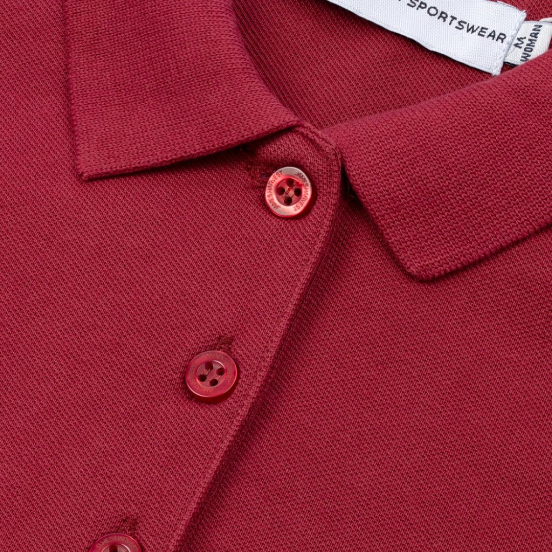 Рубашка поло женская Neptune вишнево-красная, S