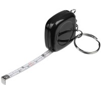 Брелок с рулеткой Metric, черный