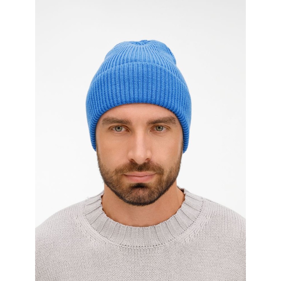 Шапка Nobilis Mono, синяя (аква)