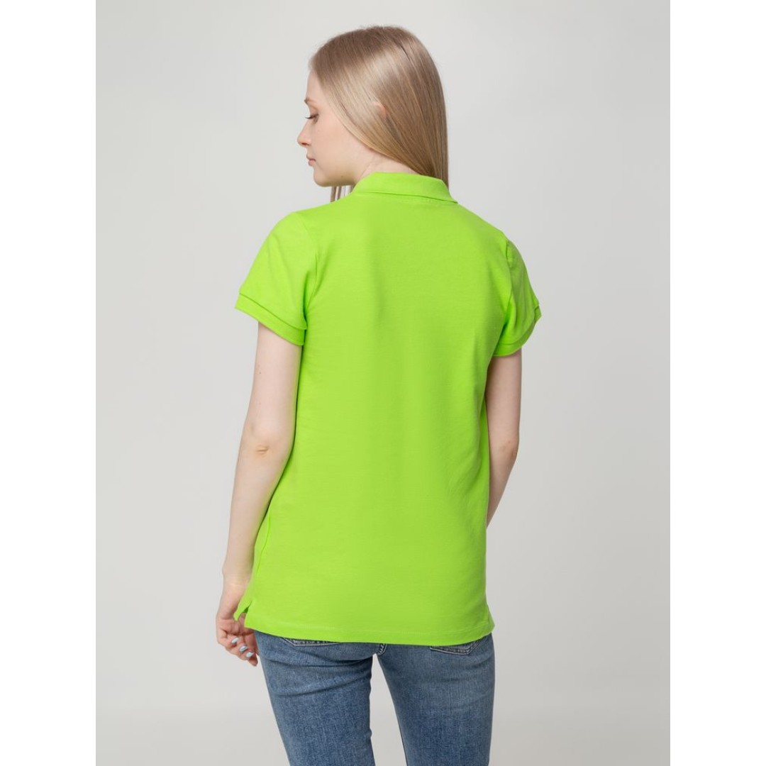 Рубашка поло женская Virma lady, зеленое яблоко, M