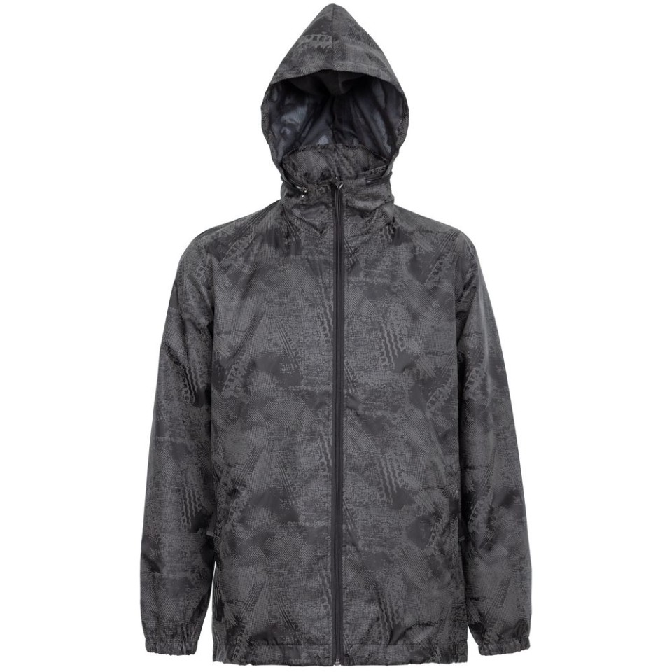 Ветровка светоотражающая Finvind темно-серая, XXS