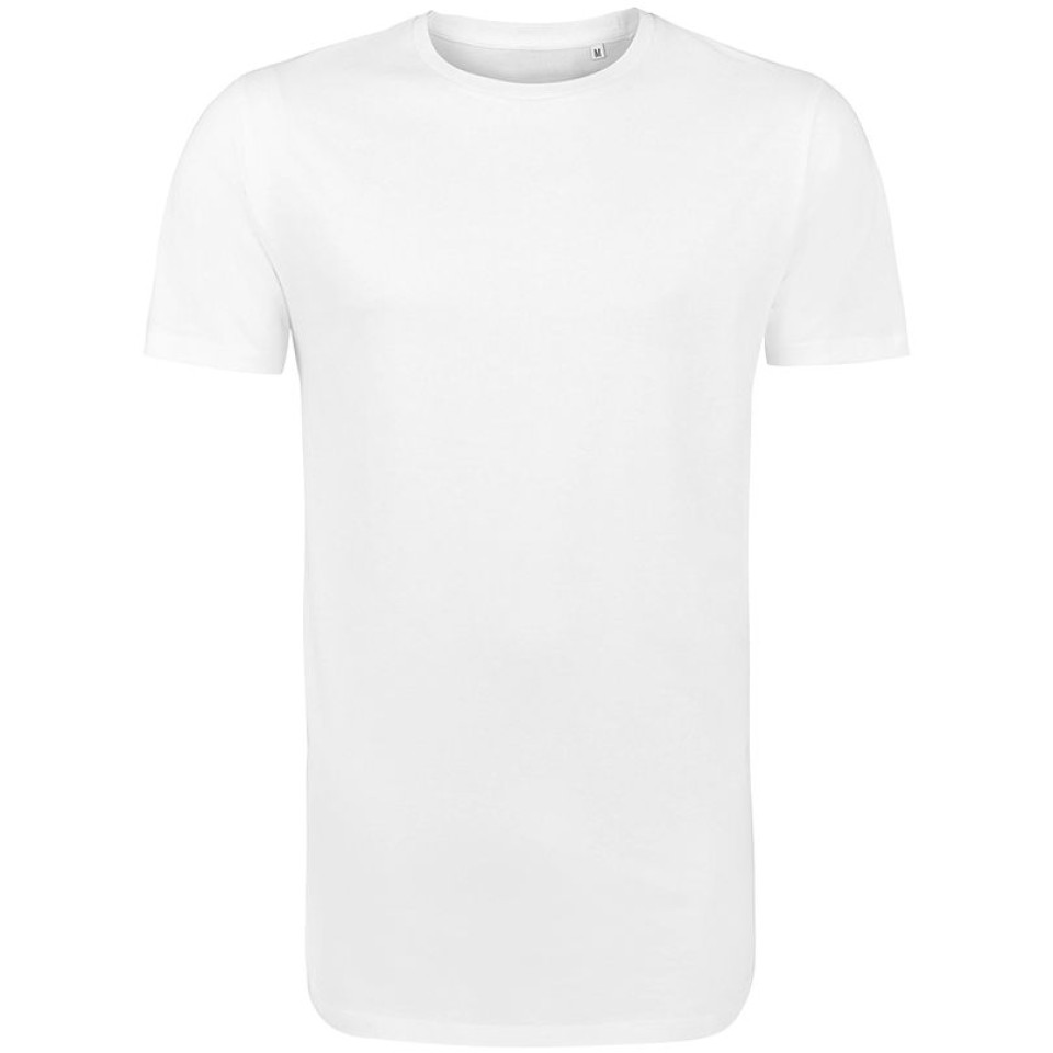 Футболка удлиненная Magnum белая, XS