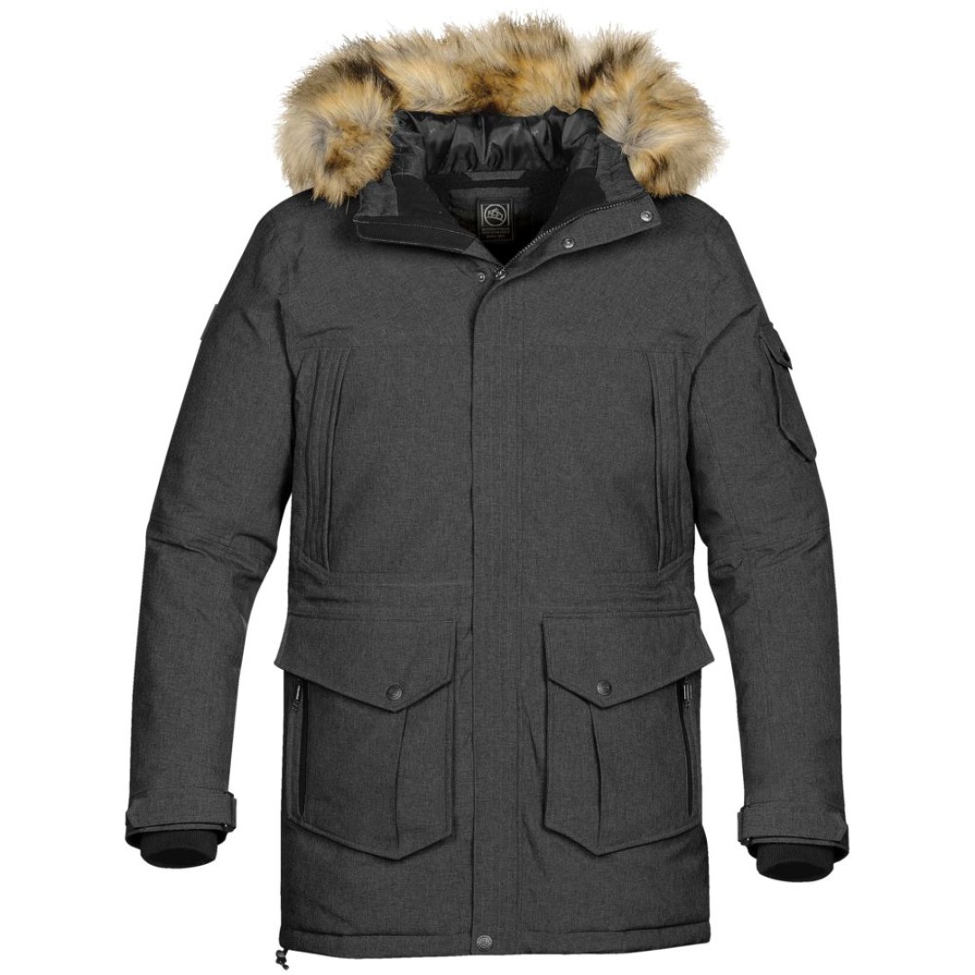 Парка мужская Explorer серый меланж, XL