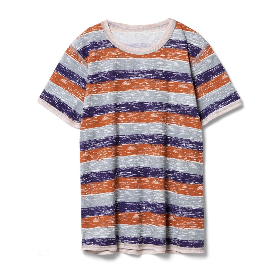 Футболка мужская RAYET двусторонняя, оранжевый/фиолетовый, S