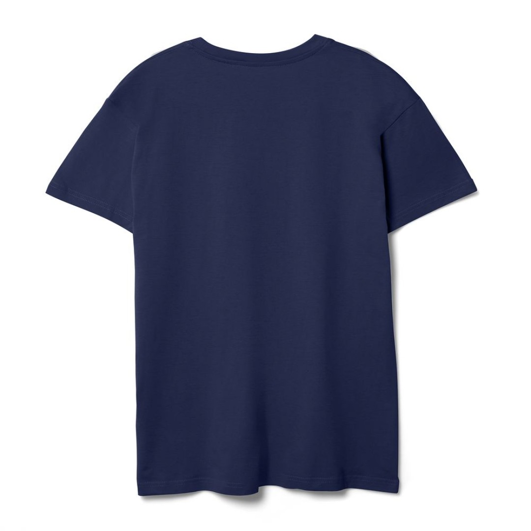 Футболка унисекс T-bolka 140, темно-синяя (кобальт), S