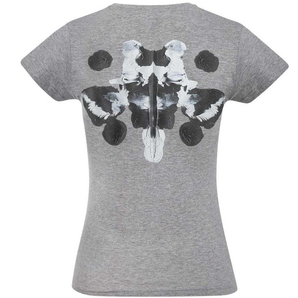 Футболка женская «Подсознательность», серый меланж, L