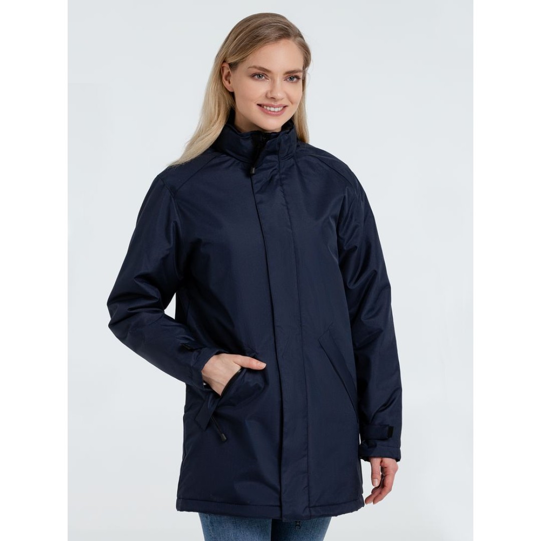 Куртка на стеганой подкладке Robyn темно-синяя, XS