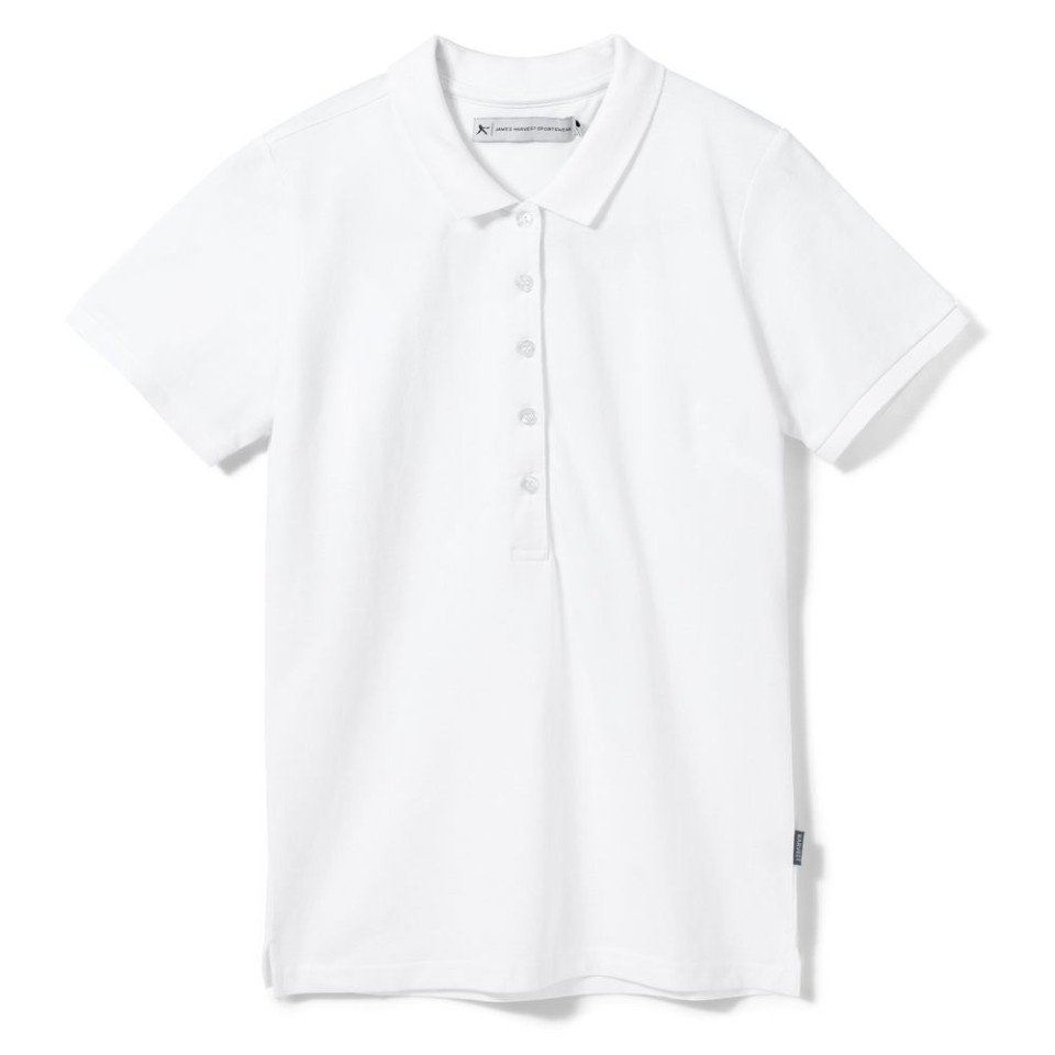 Рубашка поло женская Neptune белая, XL