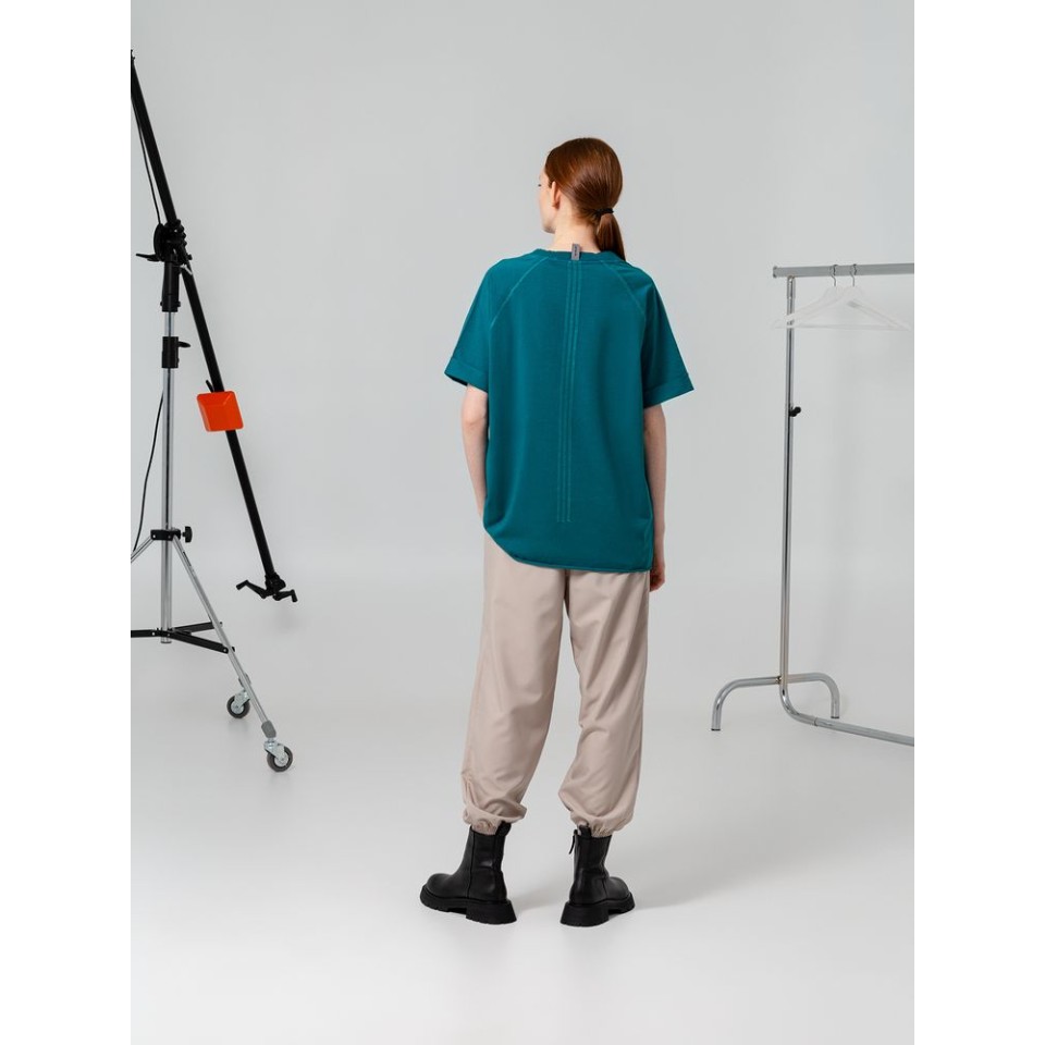 Футболка Vozduh, темно-бирюзовая, S