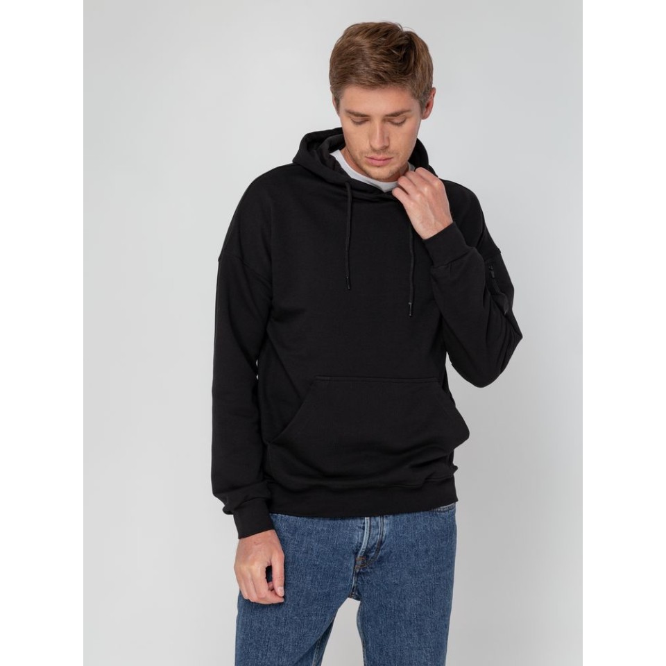 Худи унисекс Hand Some, черное, размер XS/S