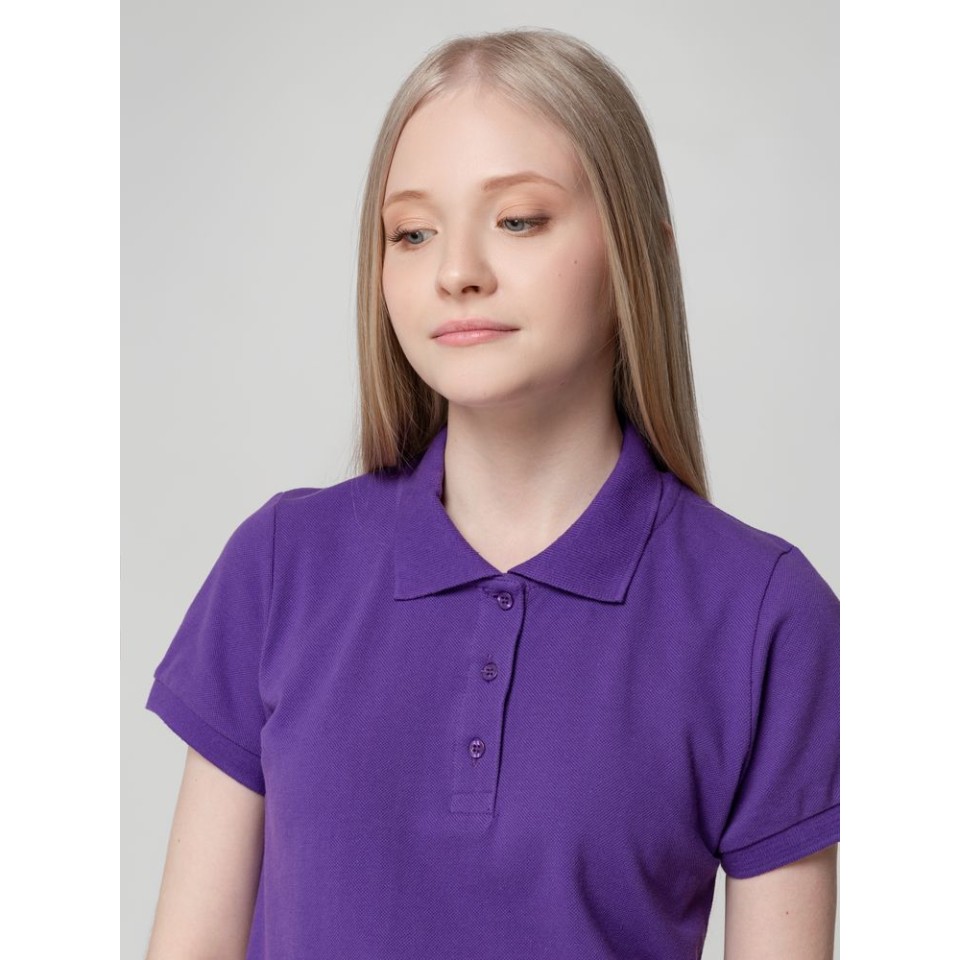 Рубашка поло женская Virma lady, фиолетовая, XL