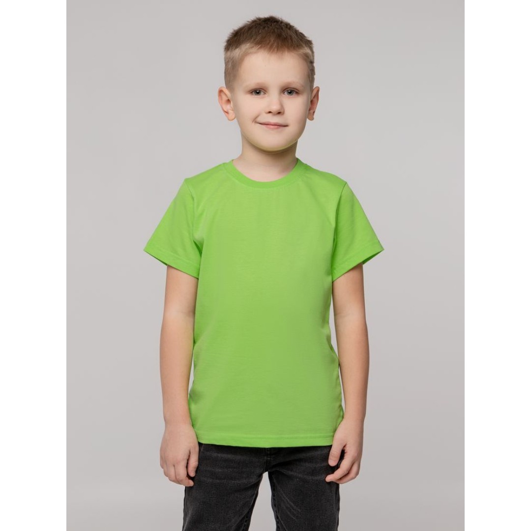 Футболка детская T-Bolka Kids, зеленое яблоко, 6 лет