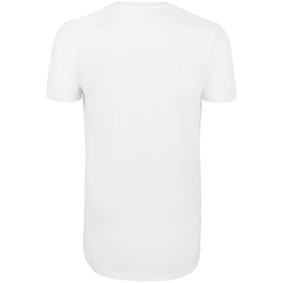 Футболка удлиненная Magnum белая, XS