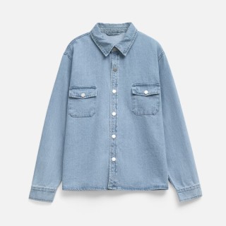 Куртка джинсовая O3, голубая, размер XL/XXL