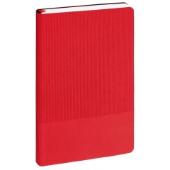 Ежедневник Knit, недатированный, красный