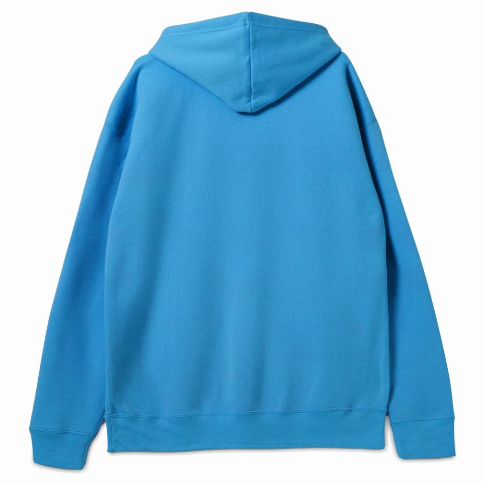 Толстовка с капюшоном Slam 320 бирюзовый, S