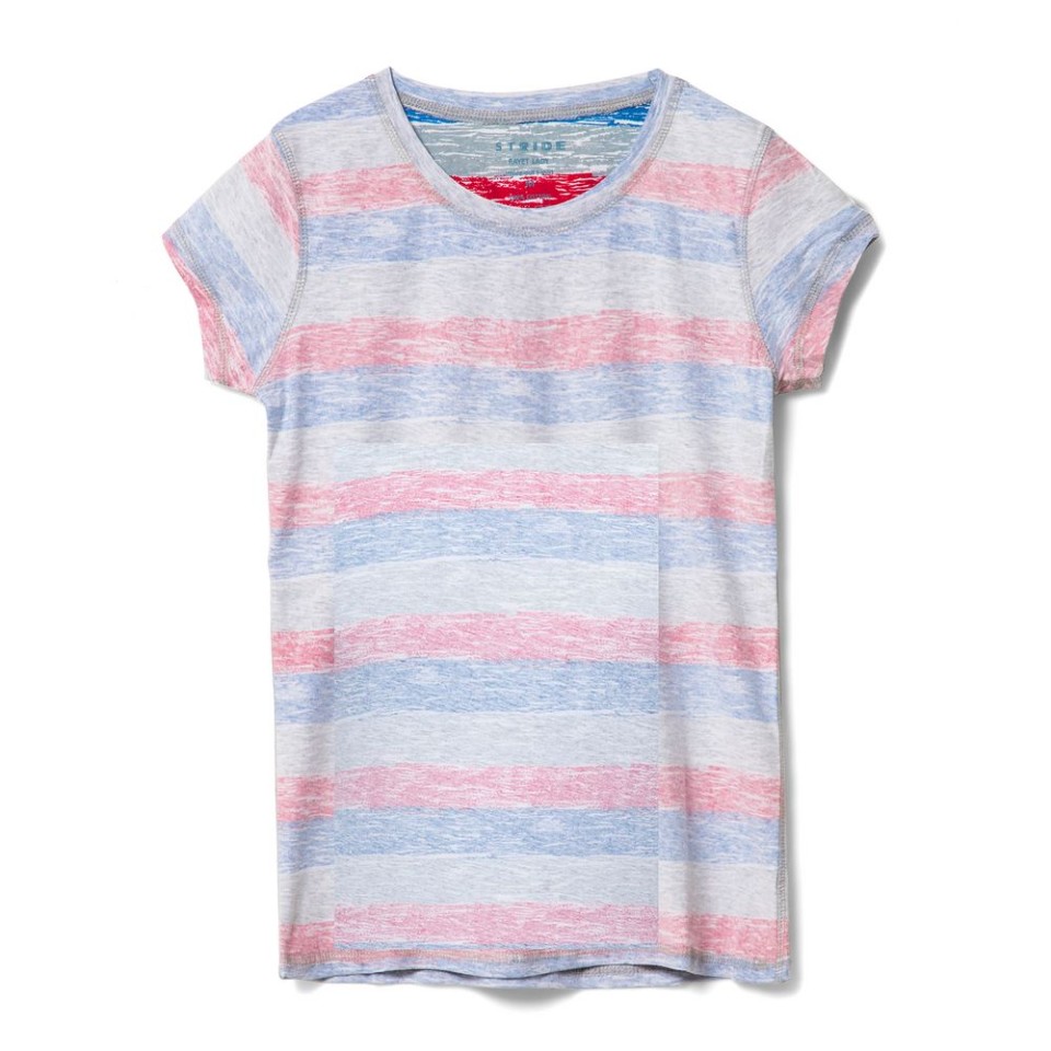 Футболка женская RAYET LADY двусторонняя, красный/синий, S