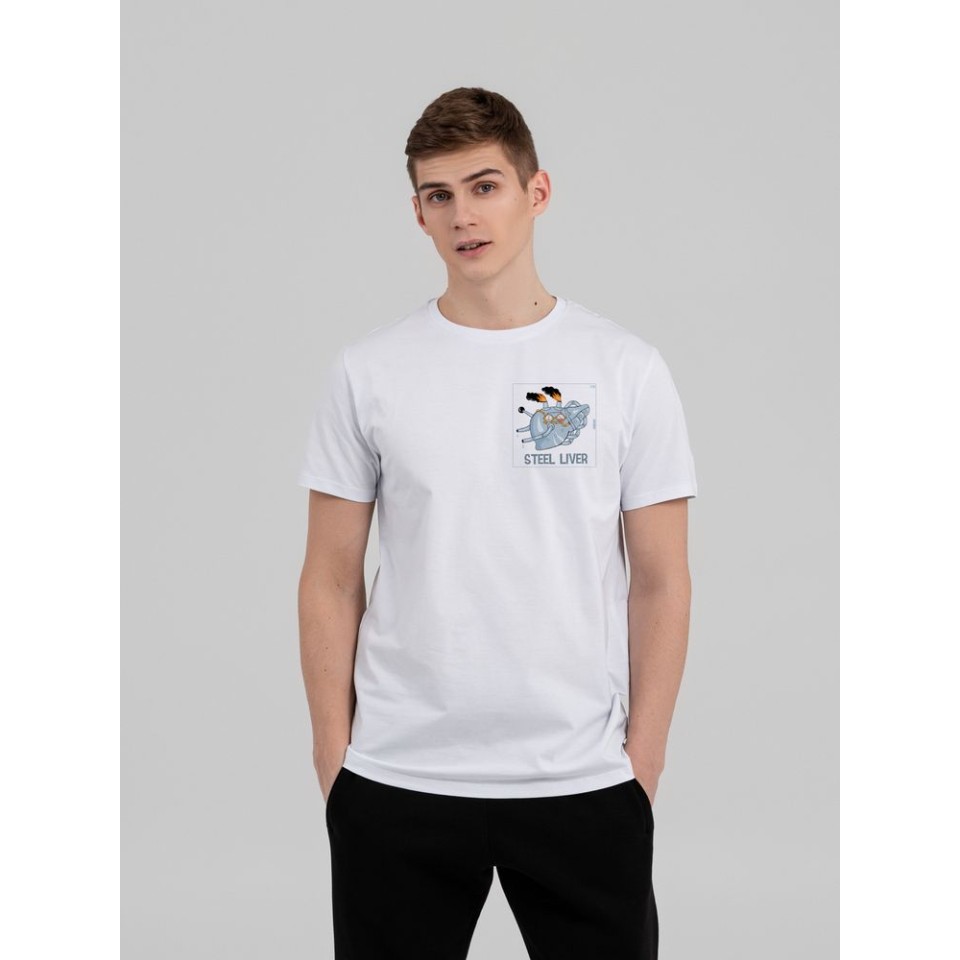 Футболка «Стилливер», белая, S