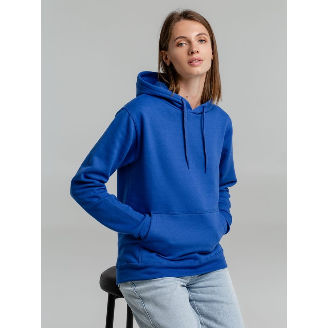 Толстовка с капюшоном Snake II ярко-синяя, 3XL