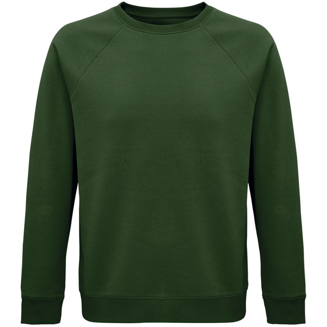 Свитшот унисекс Space, темно-зеленый, M