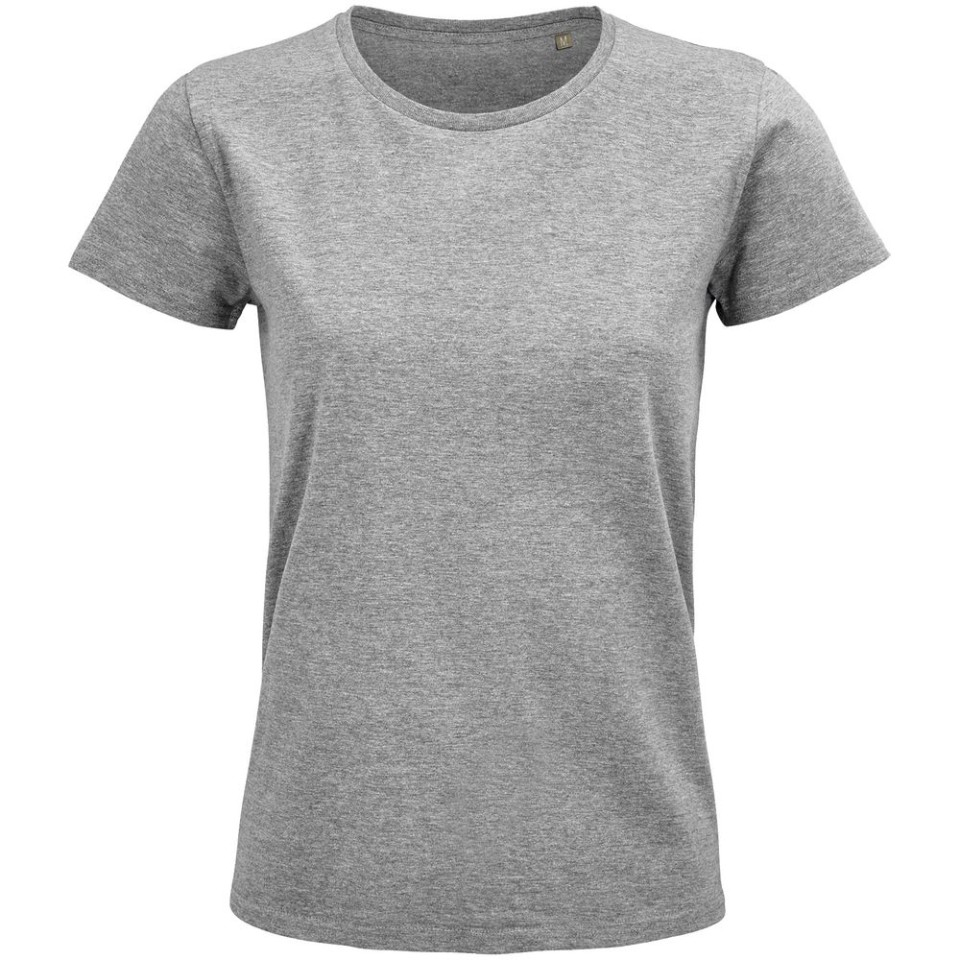 Футболка женская Pioneer Women, серый меланж, S