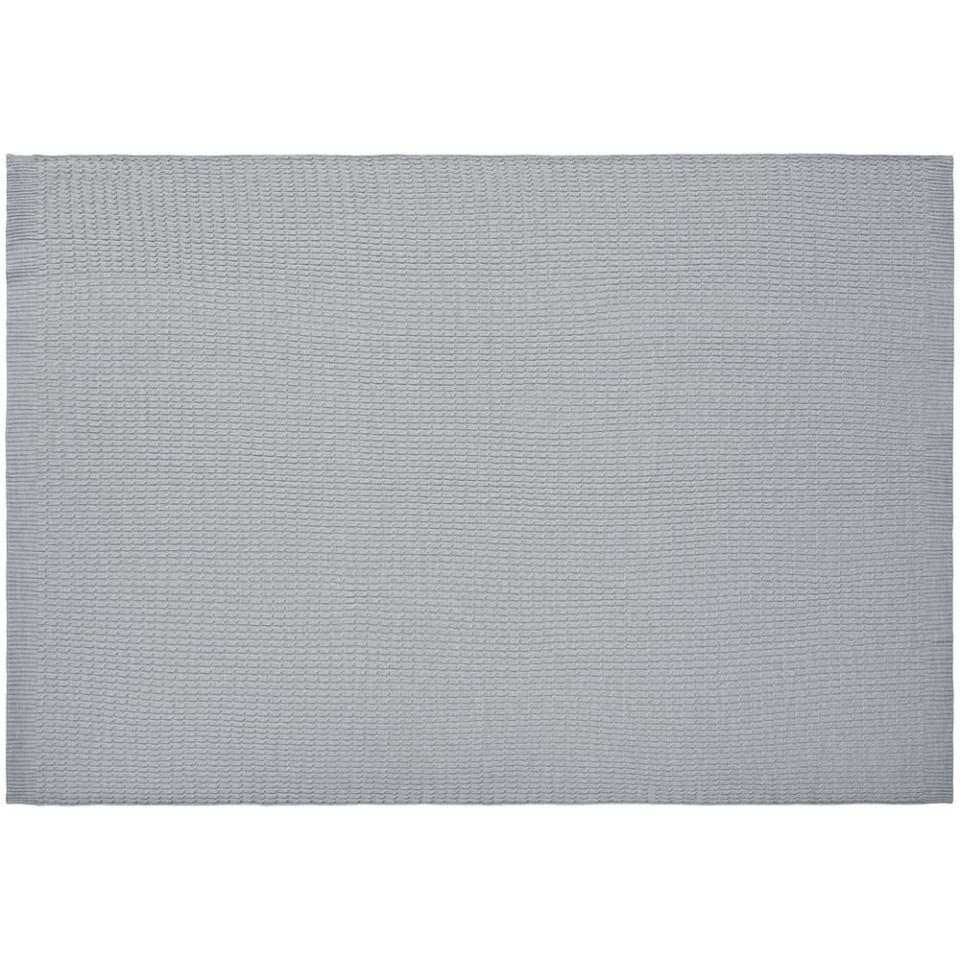 Плед Slumberland, серебристо-серый меланж