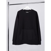 Свитшот оверсайз унисекс Vozduh, черный, размер XL/XXL