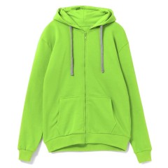 Толстовка на молнии с капюшоном Siverga Heavy, зеленое яблоко, размер XL