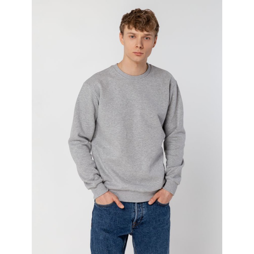 Толстовка Unit Toima Heavy, серый меланж