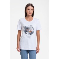 Футболка женская «Подруга Питер», белая, S