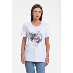 Футболка женская «Подруга Питер», белая, S